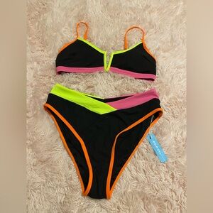 Colorful Women's Swimwear Set
